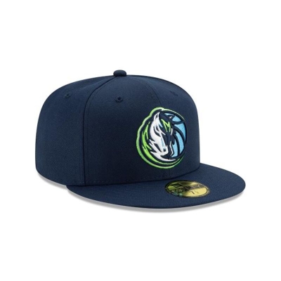 Dallas Mavericks Gorra | New Era 2019 NBA Authentics City Series Alt 59fifty Fitted Cap Mexico - Azules